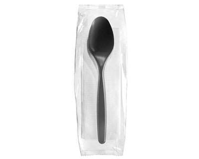 Darnel Set Cuchara Negro (Servilleta,Cuchara) Dsct99