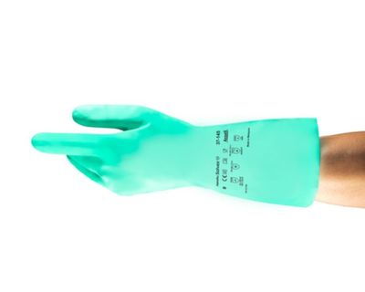 Ansell Guante Alphatec Solvex de Nitrilo Verde Talla 10
