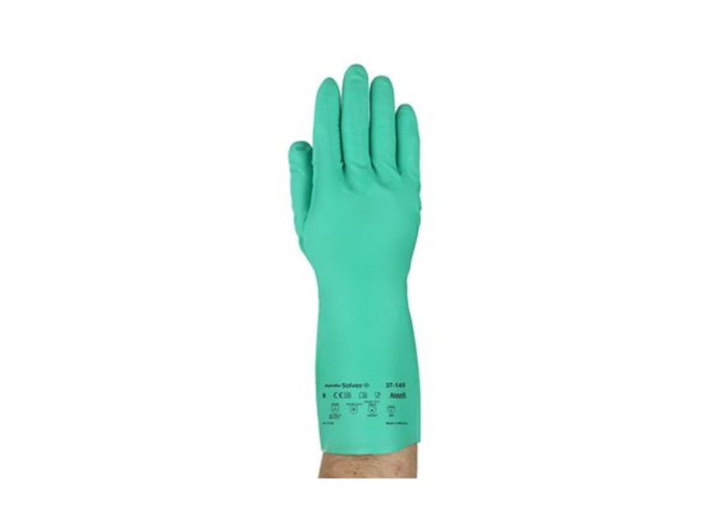 Ansell Guante Alphatec Solvex de Nitrilo Verde Talla 10