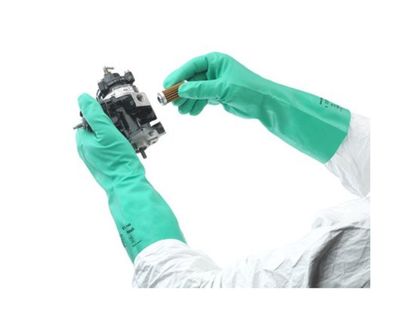 Ansell Guante Alphatec Solvex de Nitrilo Verde Talla 8
