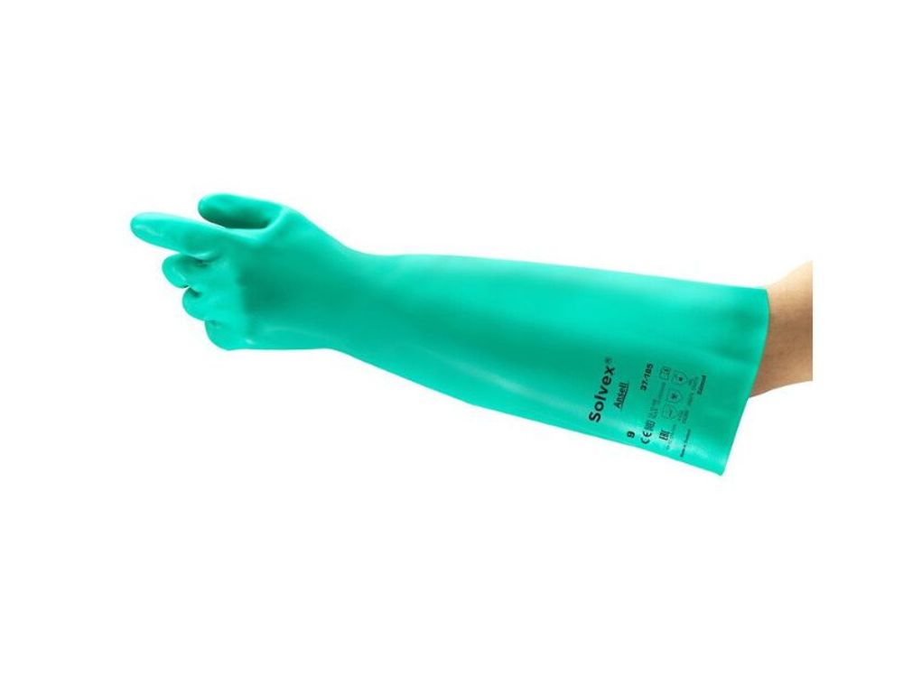Ansell Guante Alphatec Solvex de Nitrilo Verde Talla 10