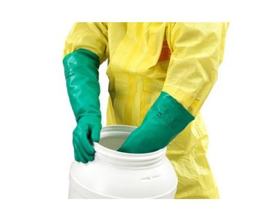 Ansell Guante Alphatec Solvex de Nitrilo Verde Talla 8