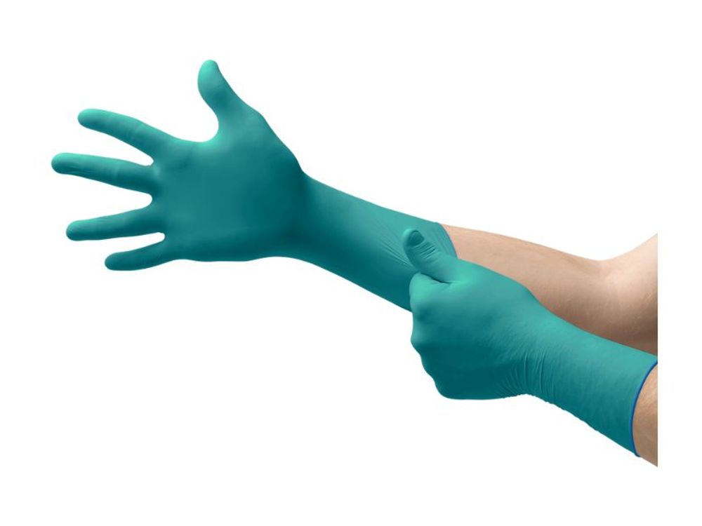 Ansell Guante Microflex de Nitrilo Descartable Verde Talla L