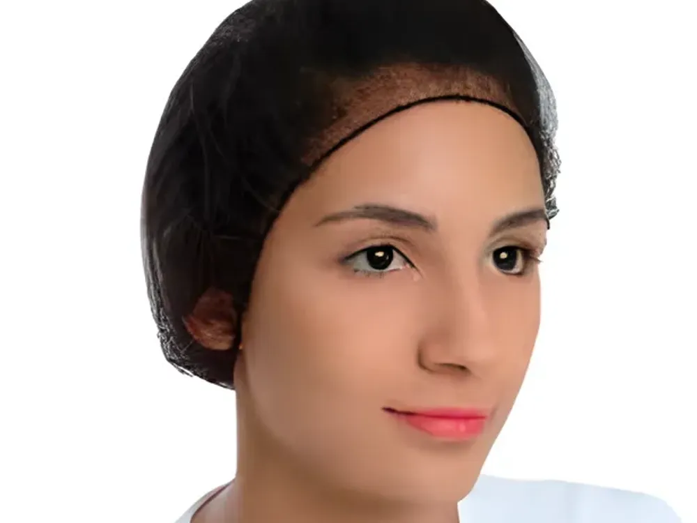 Clay Gorro Malla Negro Paquete 20 Unidades