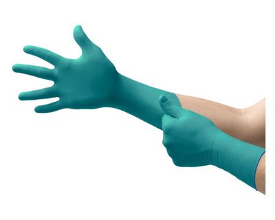Ansell Guante Microflex de Nitrilo Descartable Verde Talla M