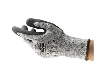 Ansell Guante EDGE Anticorte Negro-Gris Talla 10