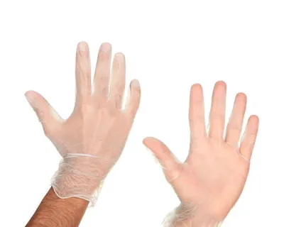 Clay Guante De Vinilo Sin Polvillo Talla L Biofit Ultra Sene Paquete x 100 Unidades