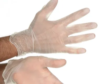 Clay Guante De Vinilo Hipoalergenico Sin Polvillo Talla M Paquete x 100 Unidades