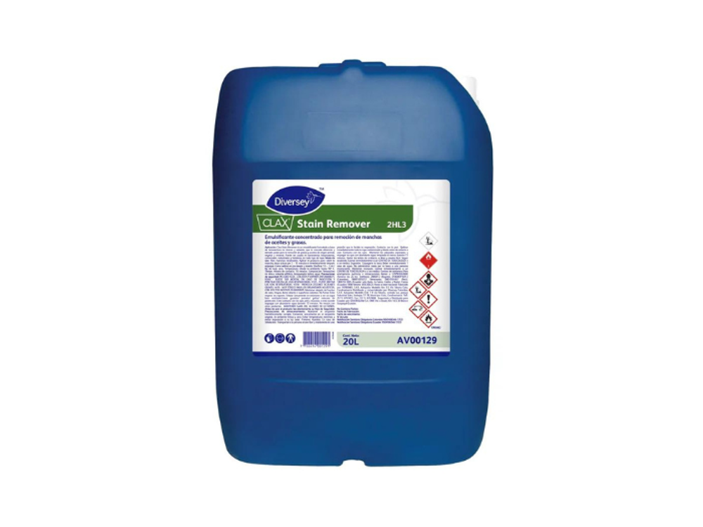 Diversey Desmanchador Y Emulsificante Clax Stain Remover Lavanderia 20 Litros Av00129