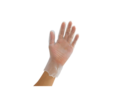 Clay Guante De Vinilo Sin Polvillo Talla M Biofit Caja x 100 Unidades
