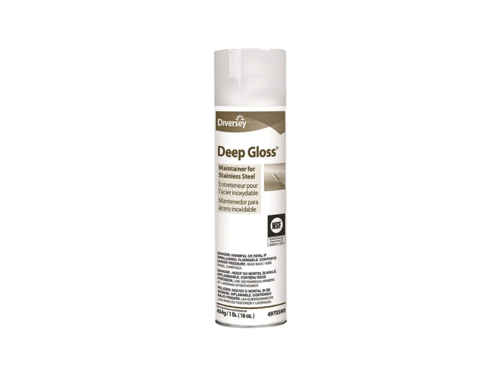 Diversey Limpiador Y Brillador Acero Inoxidable En Aerosol 16 Onz Deep Gloss - 94970590