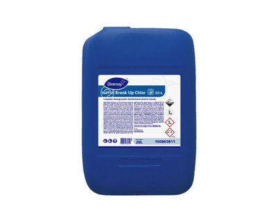 Diversey Detergente Alcalino Clorado Suma Break Up Chlor 20 Litros 100865811