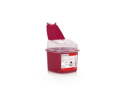 Estra Guardián Recipiente para Residuos Corto Punzantes 1.3 Lt Rojo