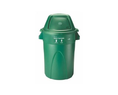 Estra Contenedor Elite Tapa Domo 121 Lt Verde Marcado
