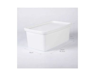 Estra Recipiente Plus para Congelación con Tapa 4 Lt Blanco