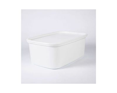 Estra Recipiente Plus para Congelación con Tapa 8 Lt Blanco