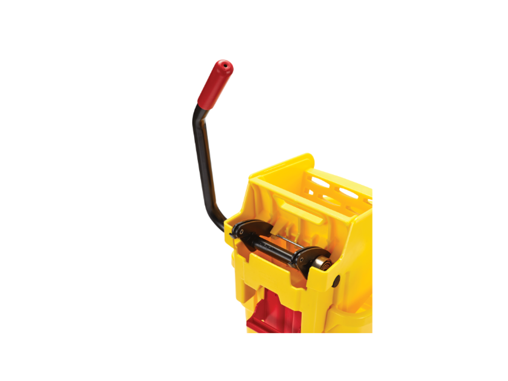 Rubbermaid Balde Con Escurridor Wavebrake 35 Qt - 33 Litros Amarillo Fg758088Yel