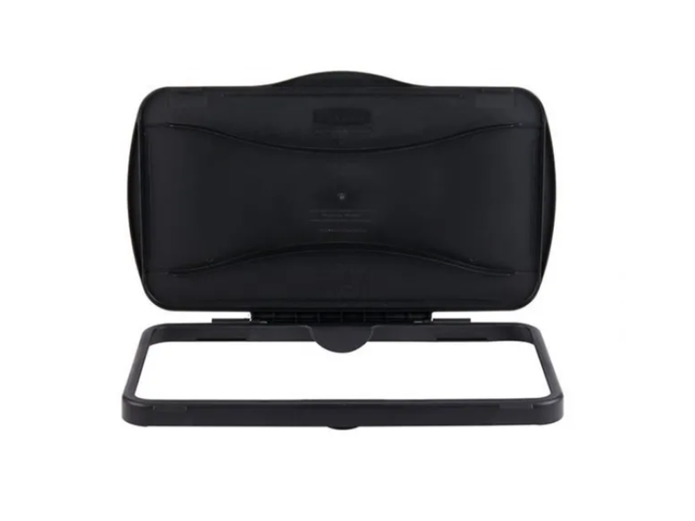 Rubbermaid Tapa Abisagrada Para Contenedor Slim Jim 87 Litros Negro Fg267400Bla