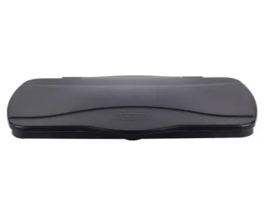 Rubbermaid Tapa Abisagrada Para Contenedor Slim Jim 87 Litros Negro Fg267400Bla