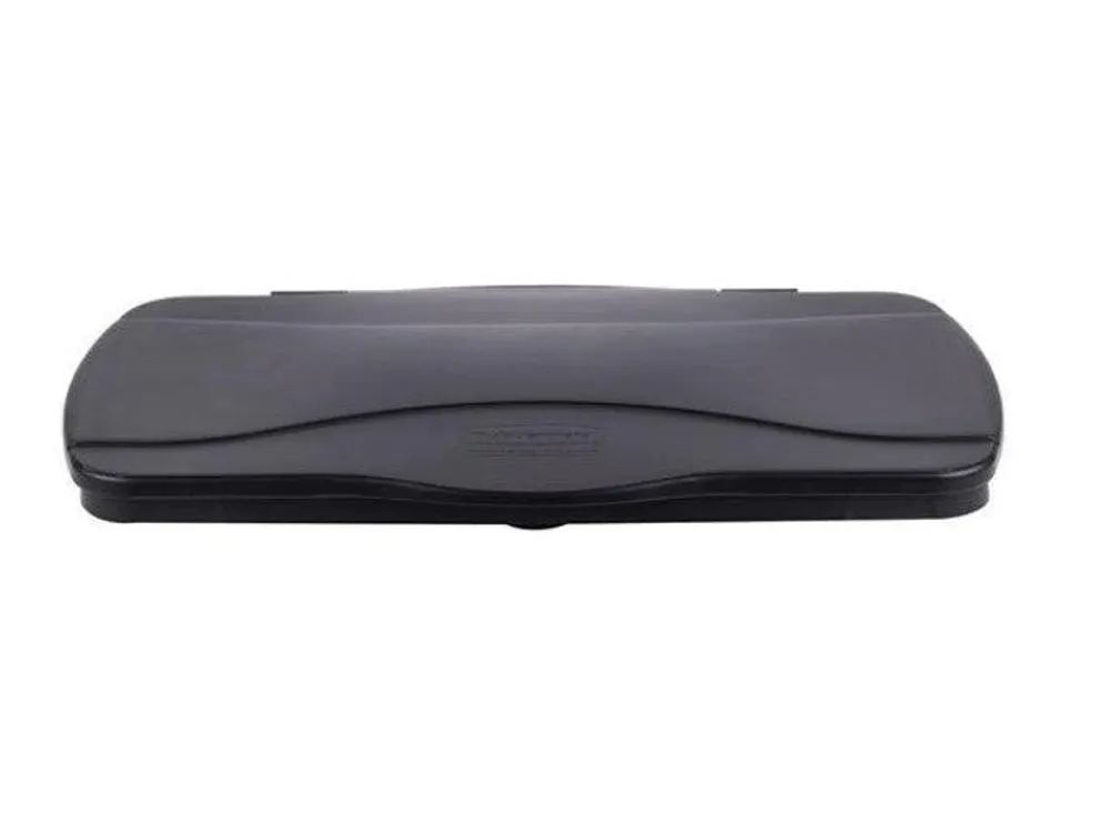 Rubbermaid Tapa Abisagrada Para Contenedor Slim Jim 87 Litros Negro Fg267400Bla