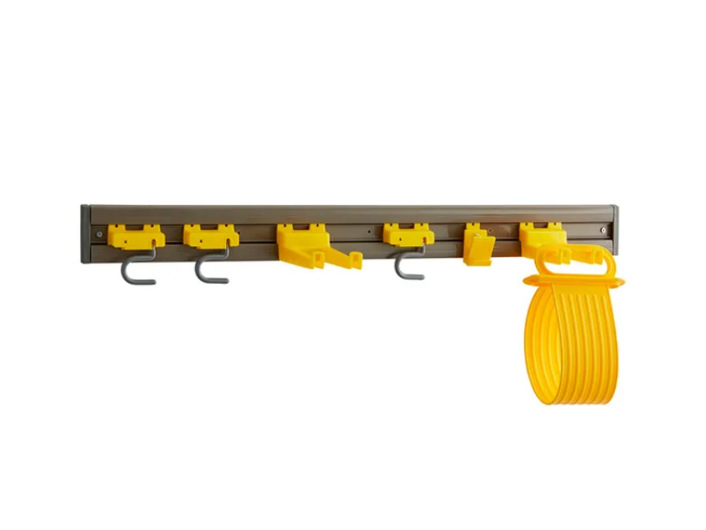 Rubbermaid Porta Escobas Plastico 86Cm Gris Fg199300Gray