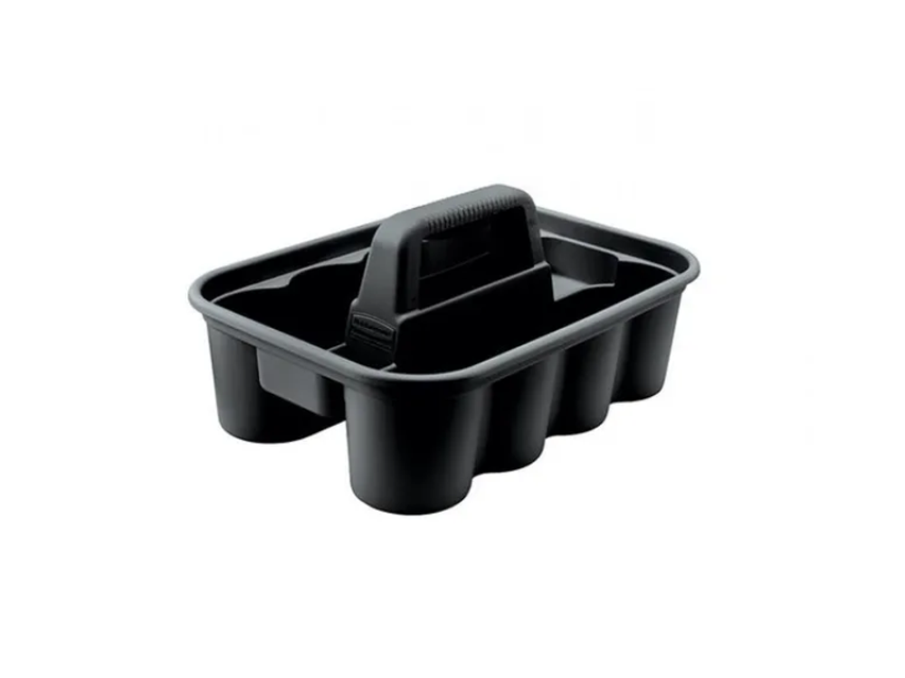 Rubbermaid Porta Equipos De Limpieza De Lujo Negro Fg315488Bla