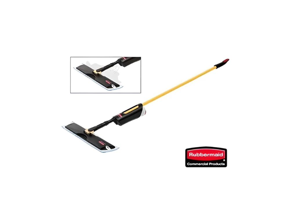 Rubbermaid Trapeador Hygen Con Dispensador De Liquidos Para Microfibra Plana 3486106