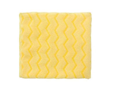 Rubbermaid Paño Microfibra Zig-Zag Hygen Uso General 40 X 40 Cm Amarillo Fgq61000Yl00