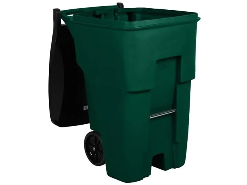 Rubermaid Contenedor Rollout Big Wheel Con Ruedas 189 Litros Verde 1829411