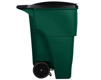 Rubermaid Contenedor Rollout Big Wheel Con Ruedas 189 Litros Verde 1829411