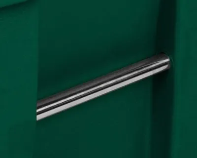 Rubermaid Contenedor Rollout Big Wheel Con Ruedas 189 Litros Verde 1829411