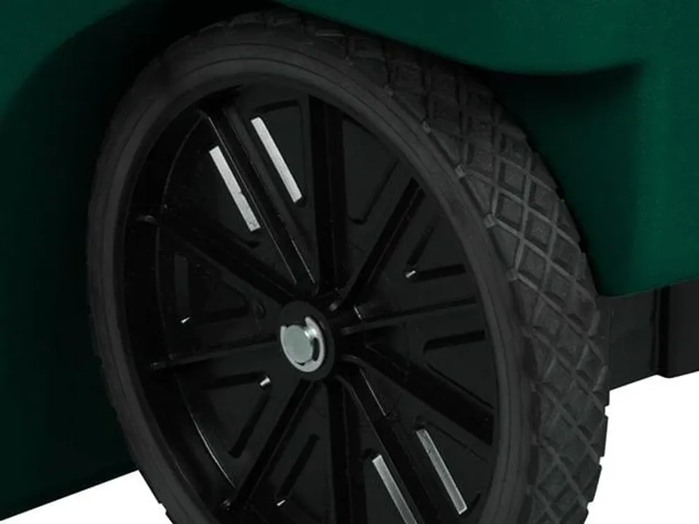 Rubermaid Contenedor Rollout Big Wheel Con Ruedas 189 Litros Verde 1829411