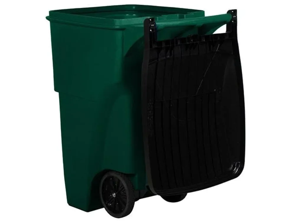 Rubermaid Contenedor Rollout Big Wheel Con Ruedas 189 Litros Verde 1829411