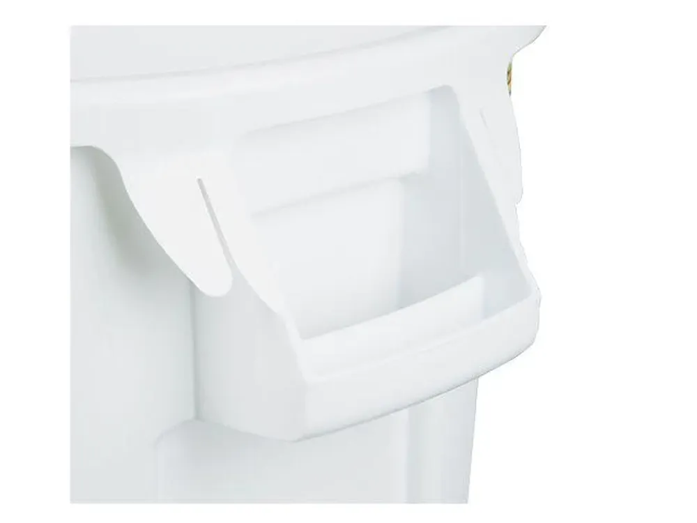 Rubbermaid Contenedor Brute Redondo Sin Tapa 121 Litros Blanco Fg263200Wht