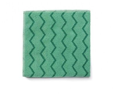 Rubbermaid Paño Microfibra Zig-Zag Hygen Uso General 40 X 40 Cm Verde Fgq62000Gr00