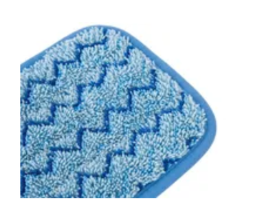 Rubbermaid Mopa Plana Microfibra Hygen Trapeado Humedo 47 Cm Borde Azul Fgq41000Bl00