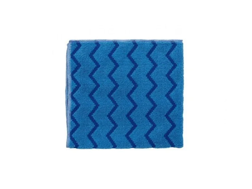 Rubbermaid Paño Microfibra Zig-Zag Hygen Uso General 40 X 40 Cm Azul Fgq62000Bl00
