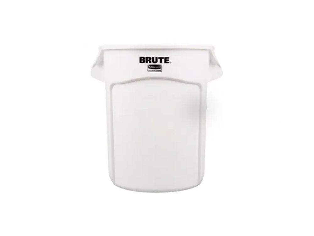 Rubbermaid Contenedor Brute Redondo S/Tapa 75.7 Litros Blanco - Fg262000Wht