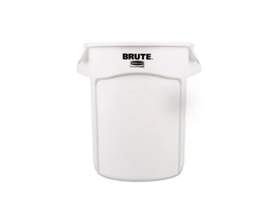 Rubbermaid Contenedor Brute Redondo S/Tapa 75.7 Litros Blanco - Fg262000Wht