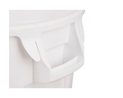 Rubbermaid Contenedor Brute Redondo S/Tapa 75.7 Litros Blanco - Fg262000Wht