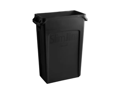 Rubbermaid Contenedor Slim Jim 87Litros Negro Fg354060Bla