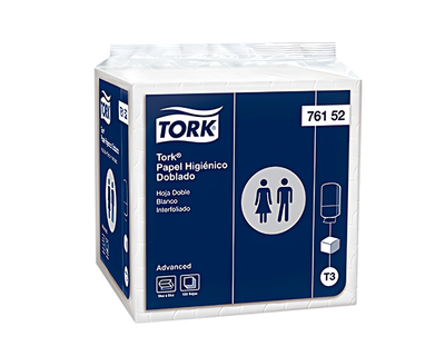 Tork Papel Higiénico Multihojas Hoja Doble Blanco 180 Hojas 76152