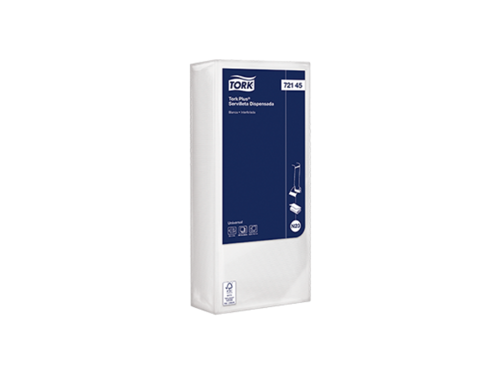Tork Servilleta Plus 550 Blanca 72145