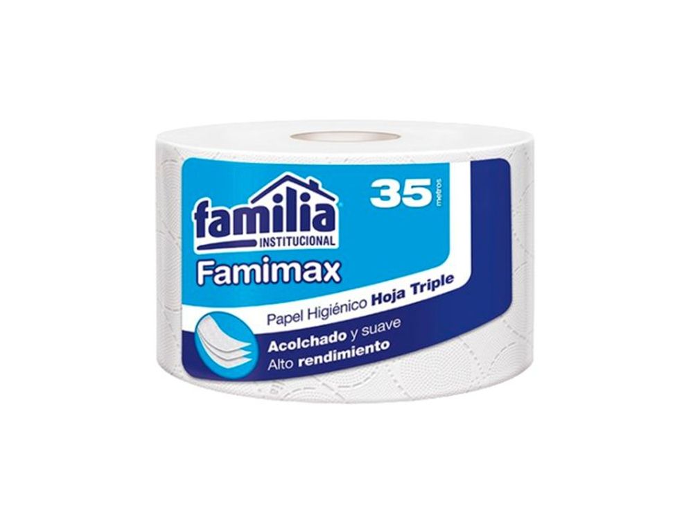 Tork Papel Higiénico Convencional Famimax Triple Hoja Blanco 35 Mt 200123