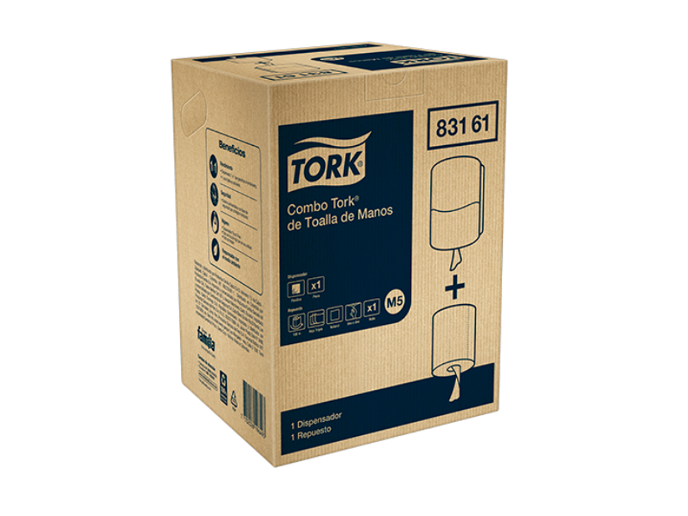Tork Combo Dispensador Toalla de Manos + Toalla de Mano 83161