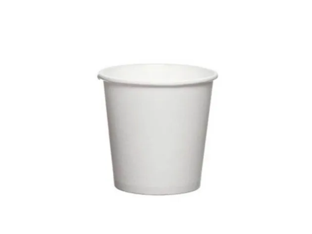 Vaso de Cartón 4 oz Barval Blanco - Paquete x50
