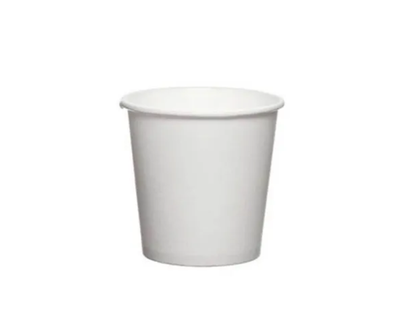Vaso de Cartón 4 oz Barval Blanco - Paquete x50