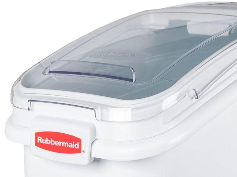 Rubbermaid Recipiente Ingredientes Ruedas y Pala Blanco 400 Tazas 79 Lt FG360088WHT