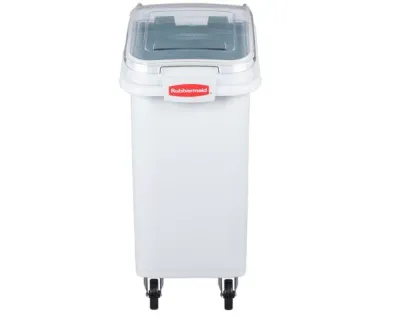 Rubbermaid Recipiente Ingredientes Ruedas y Pala Blanco 400 Tazas 79 Lt FG360088WHT