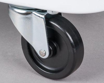 Rubbermaid Recipiente Ingredientes Ruedas y Pala Blanco 400 Tazas 79 Lt FG360088WHT